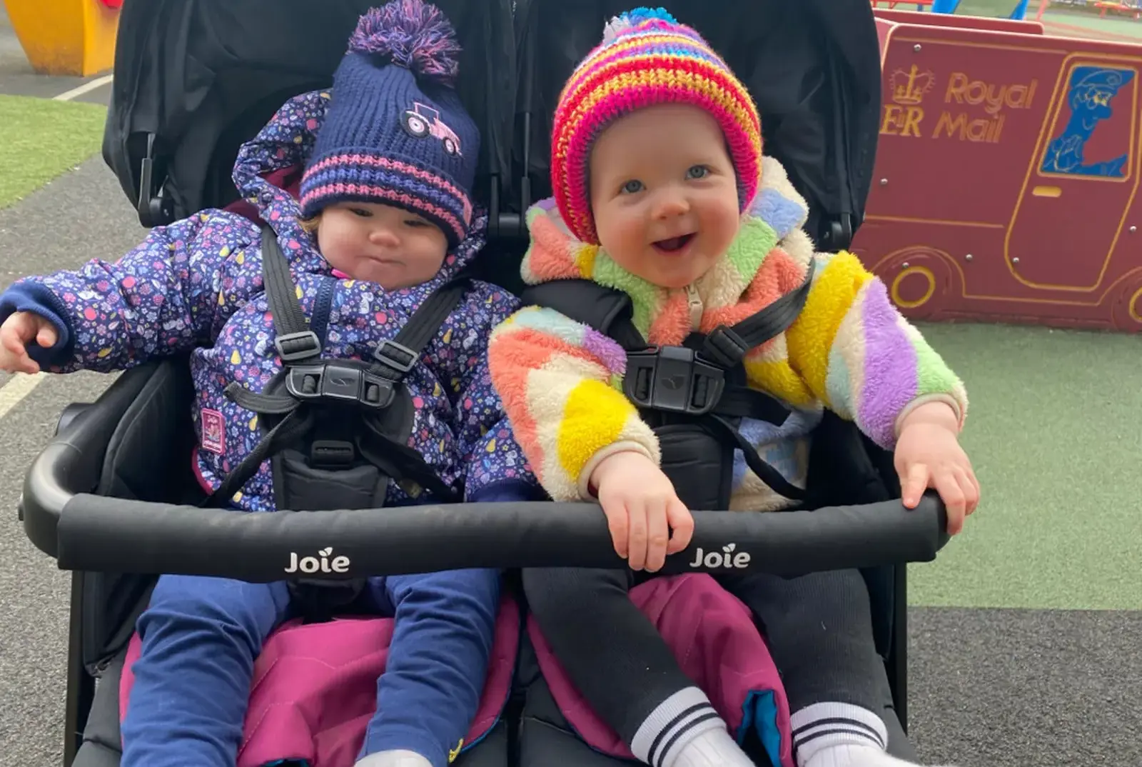 Kindergarten children on a wellbeing walk.