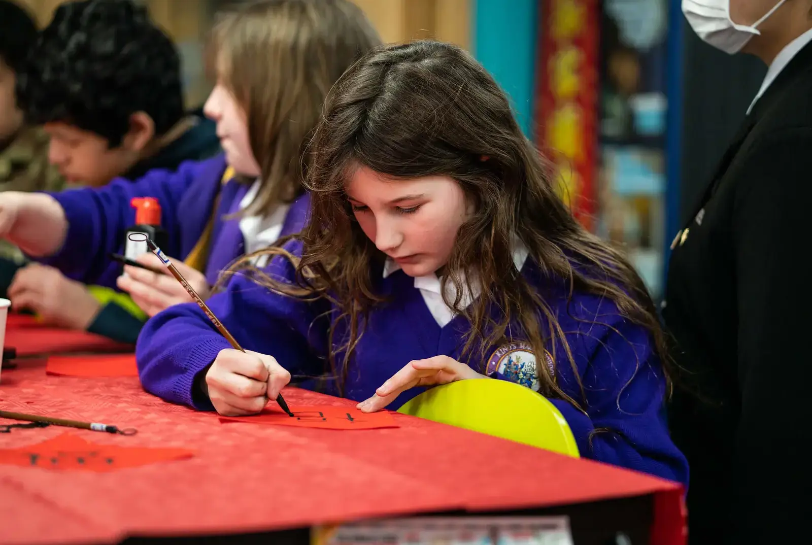 King's Magna Middle School pupils at Queen Ethelburga's Collegiate