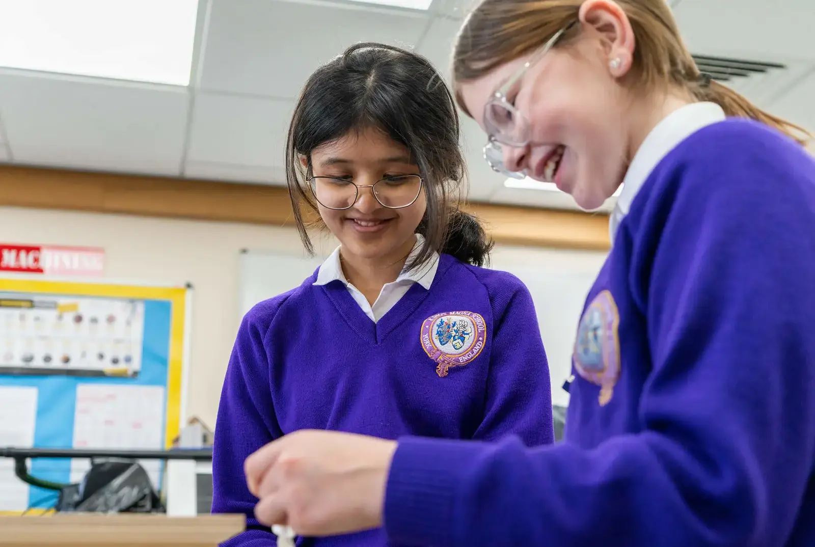 King's Magna Middle School pupils at Queen Ethelburga's Collegiate