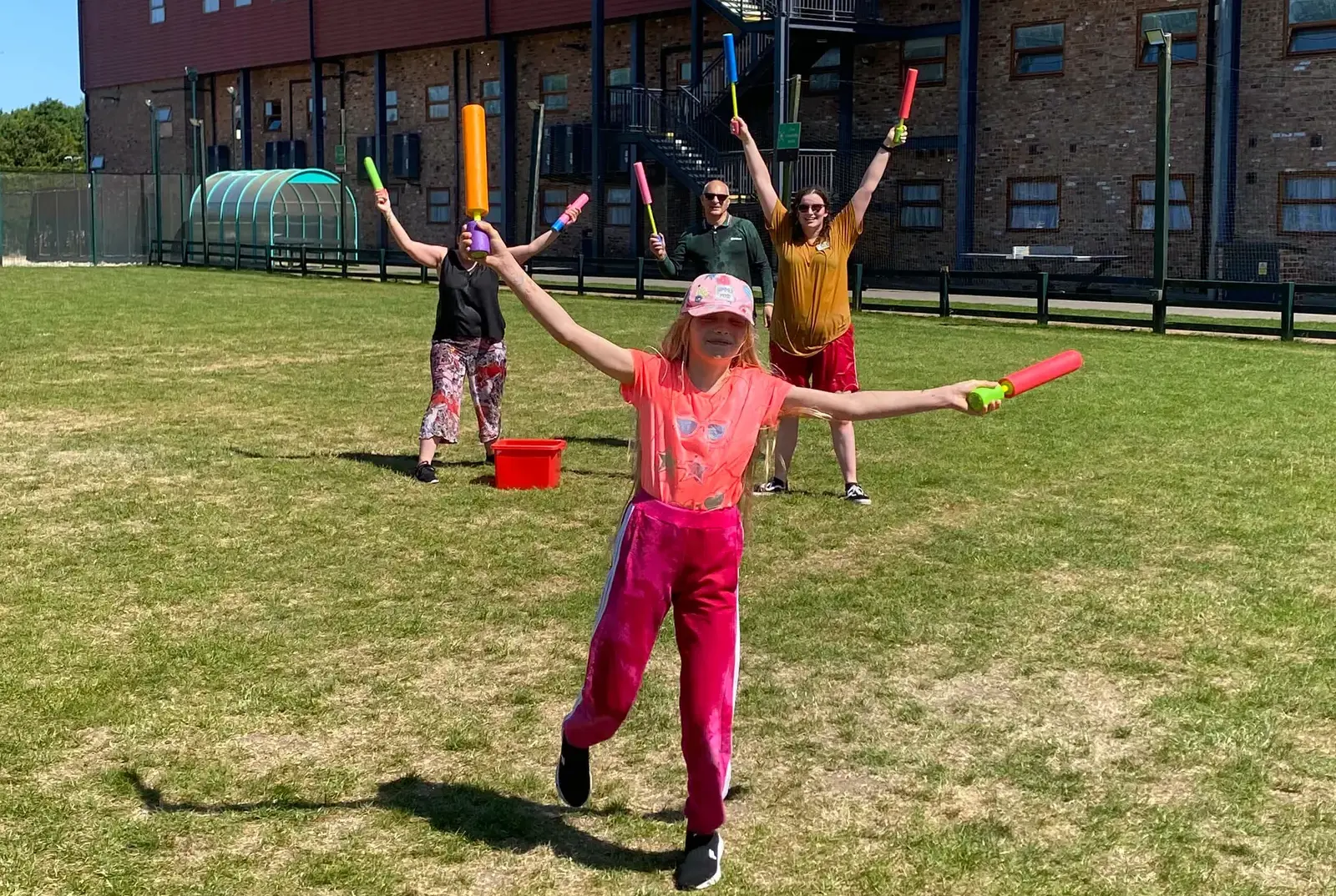 Boarding pupils at Queen Ethelburga's enjoying the May half term holiday