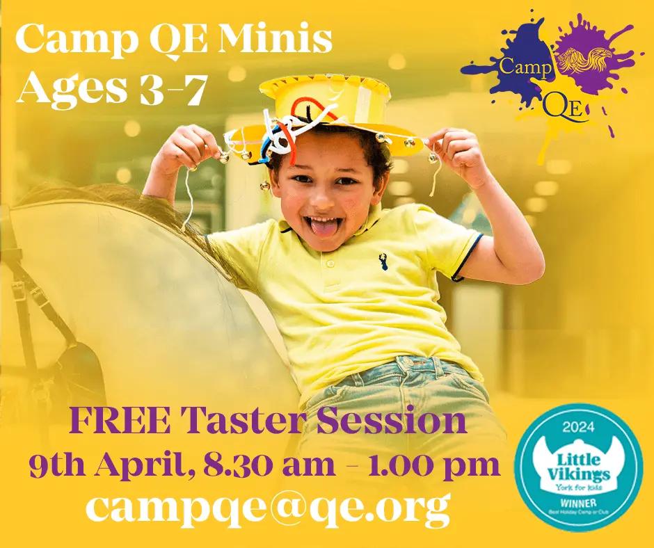 Camp QE Minis Advert