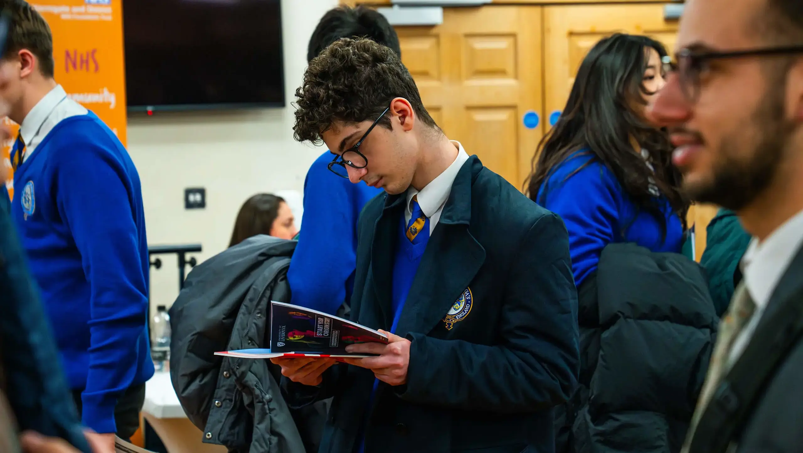 Careers Fair at Queen Ethelburga's, private school in York.