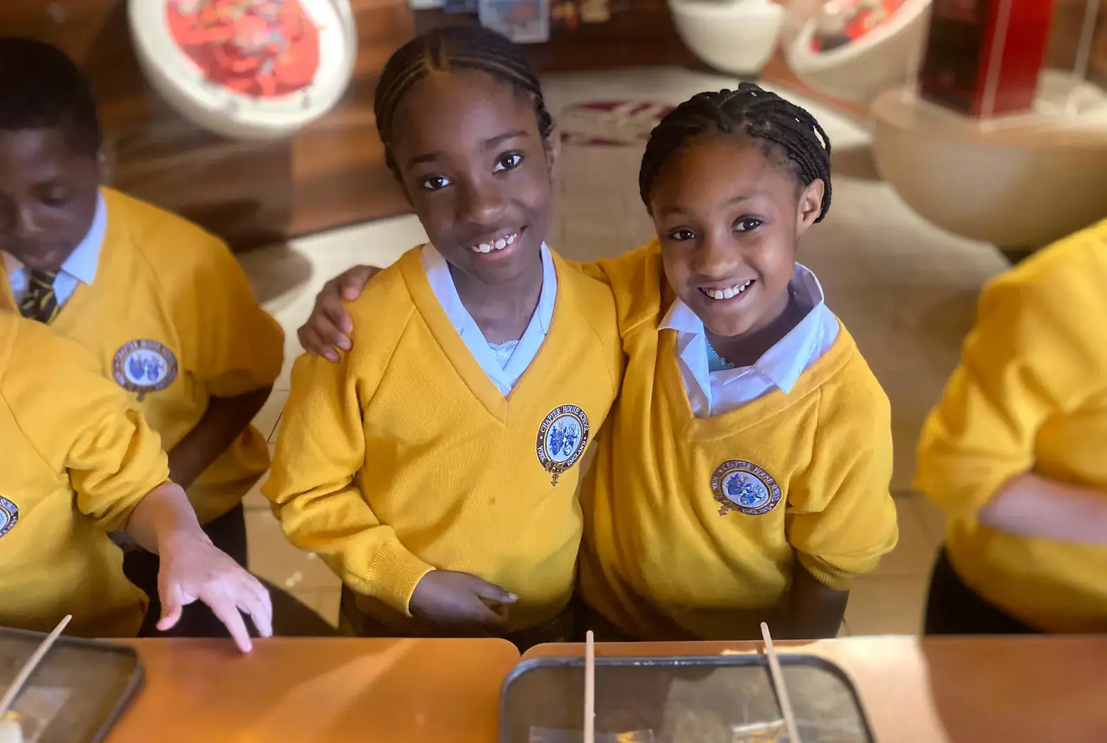 Chapter House pupils at Queen Ethelburga's, primary school York.