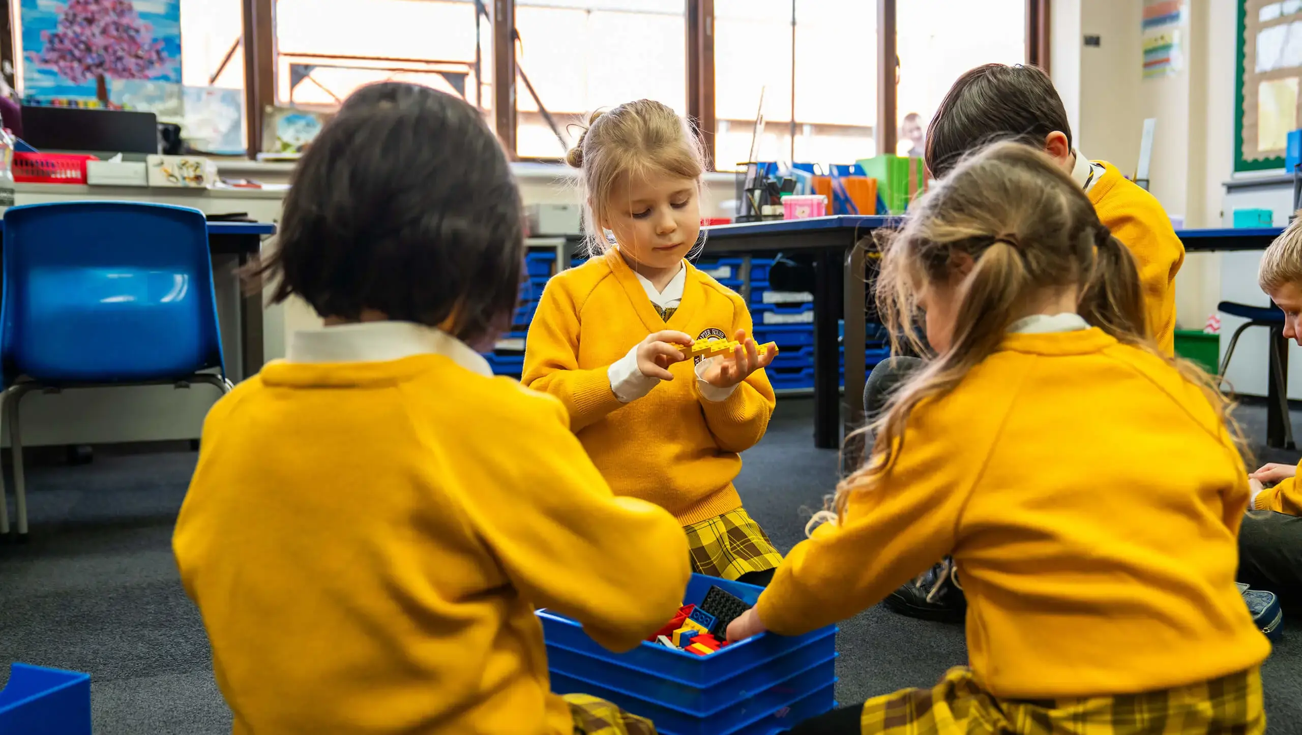 Lego Club as part of enrichment and wraparound care.