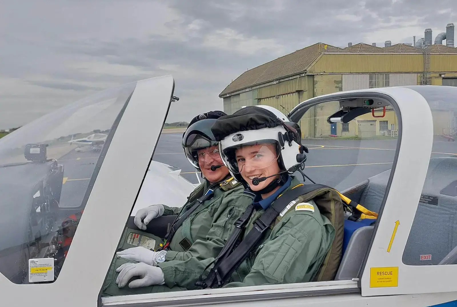 RAF CCF at Queen Ethelburga's