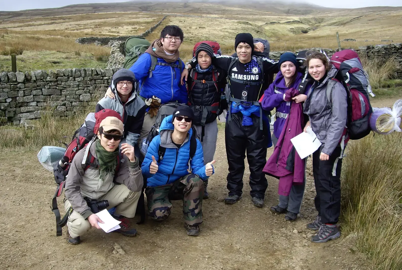 QE pupils on a DofE Award trip