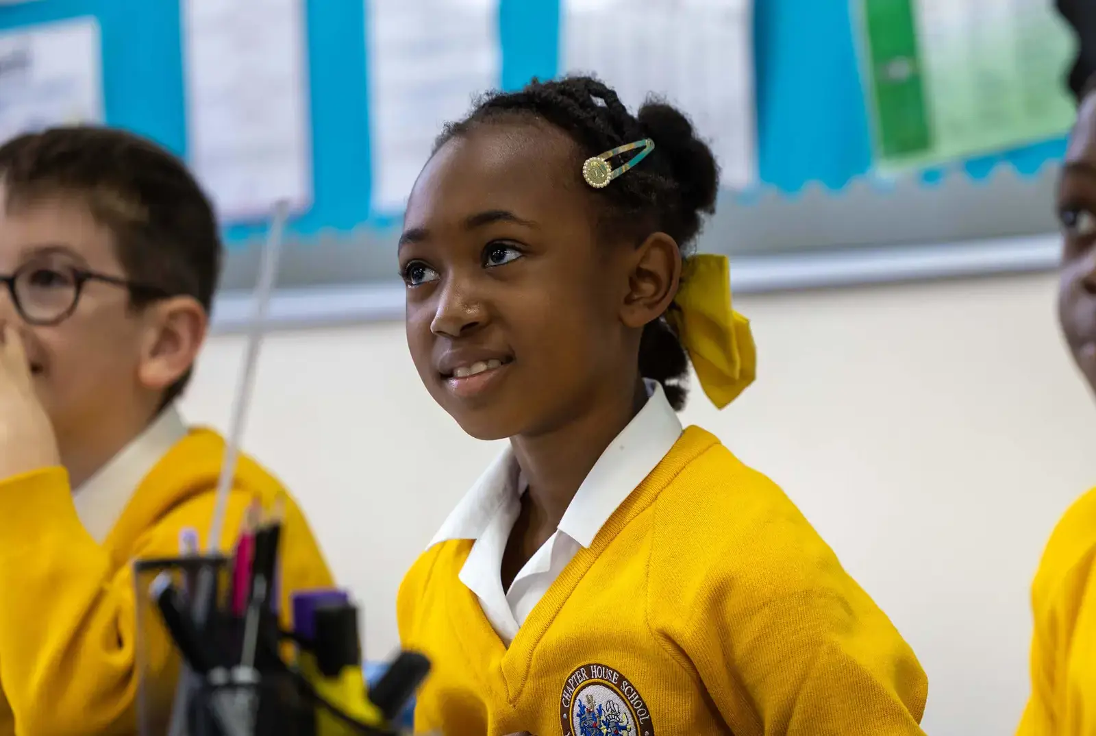 Young Chapter House pupil in class