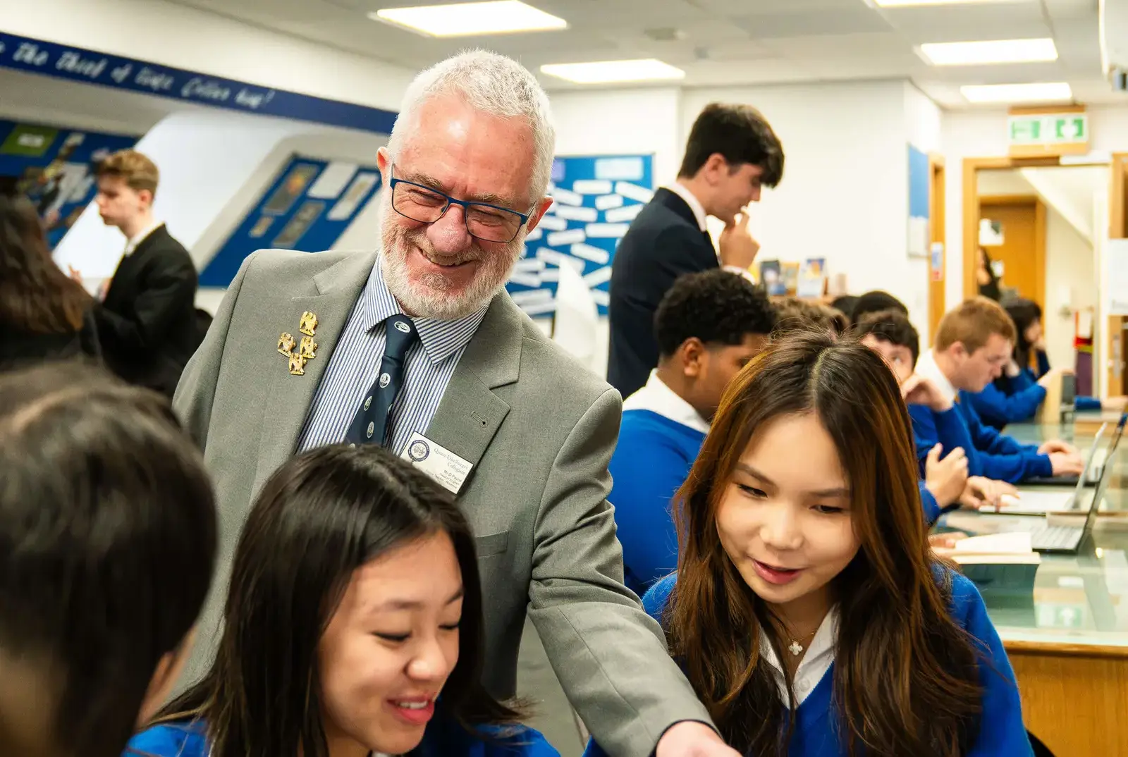 English lessons for senior school pupils at Queen Ethelburga's