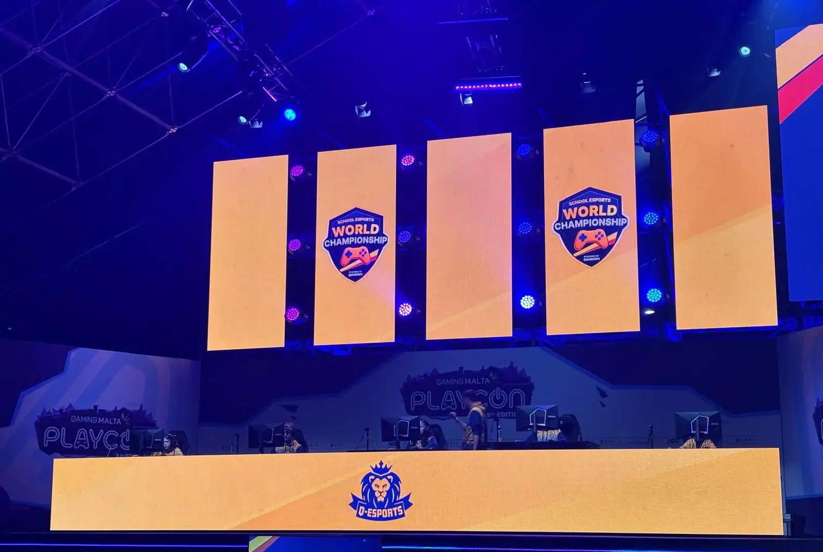 The stadium at the Esports World Championships