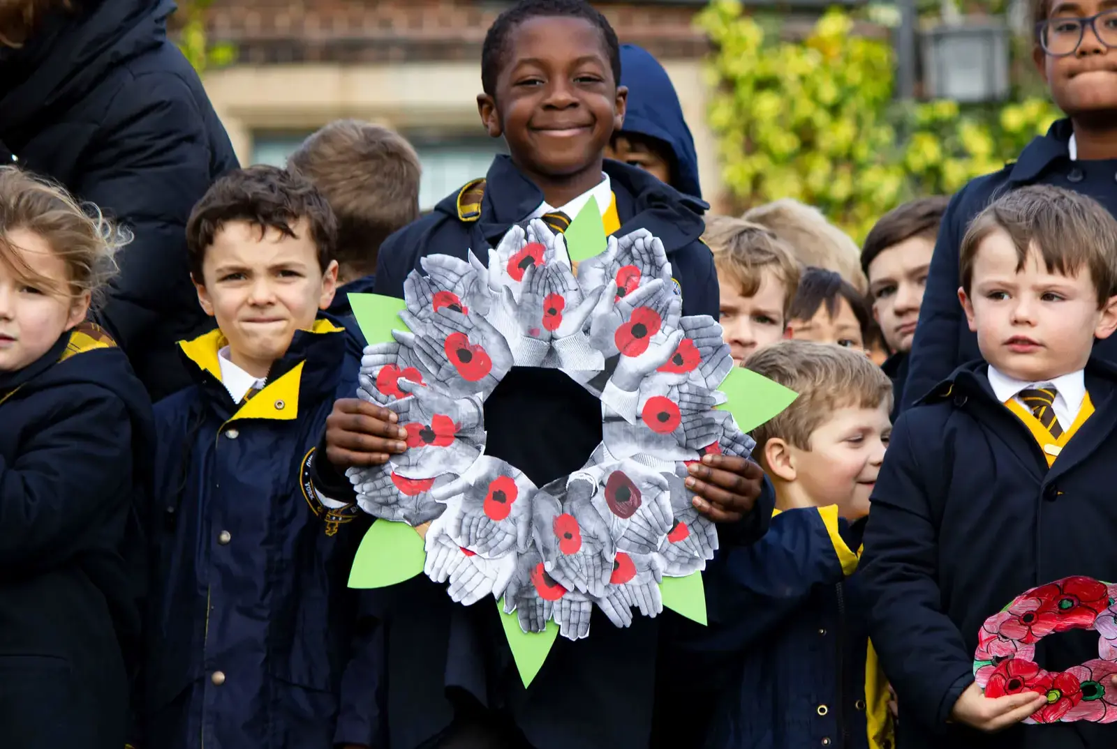 Forces families at Queen Ethelburga's