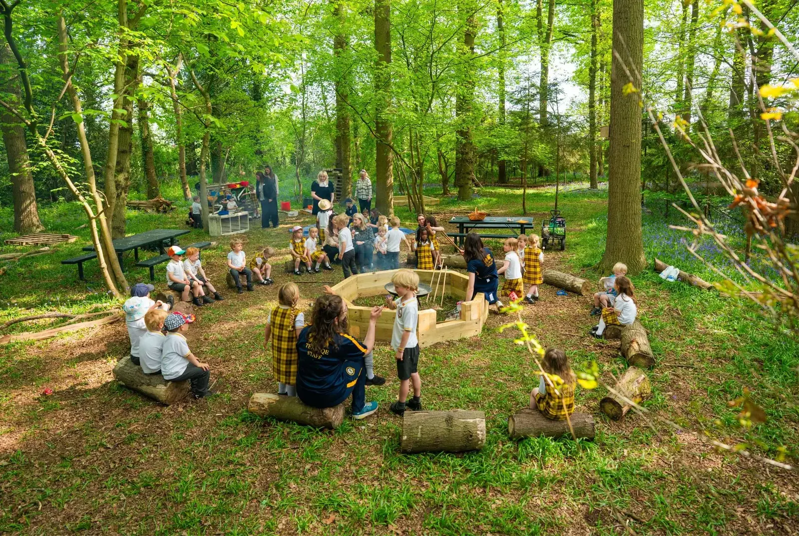 Campfire at Forest School.