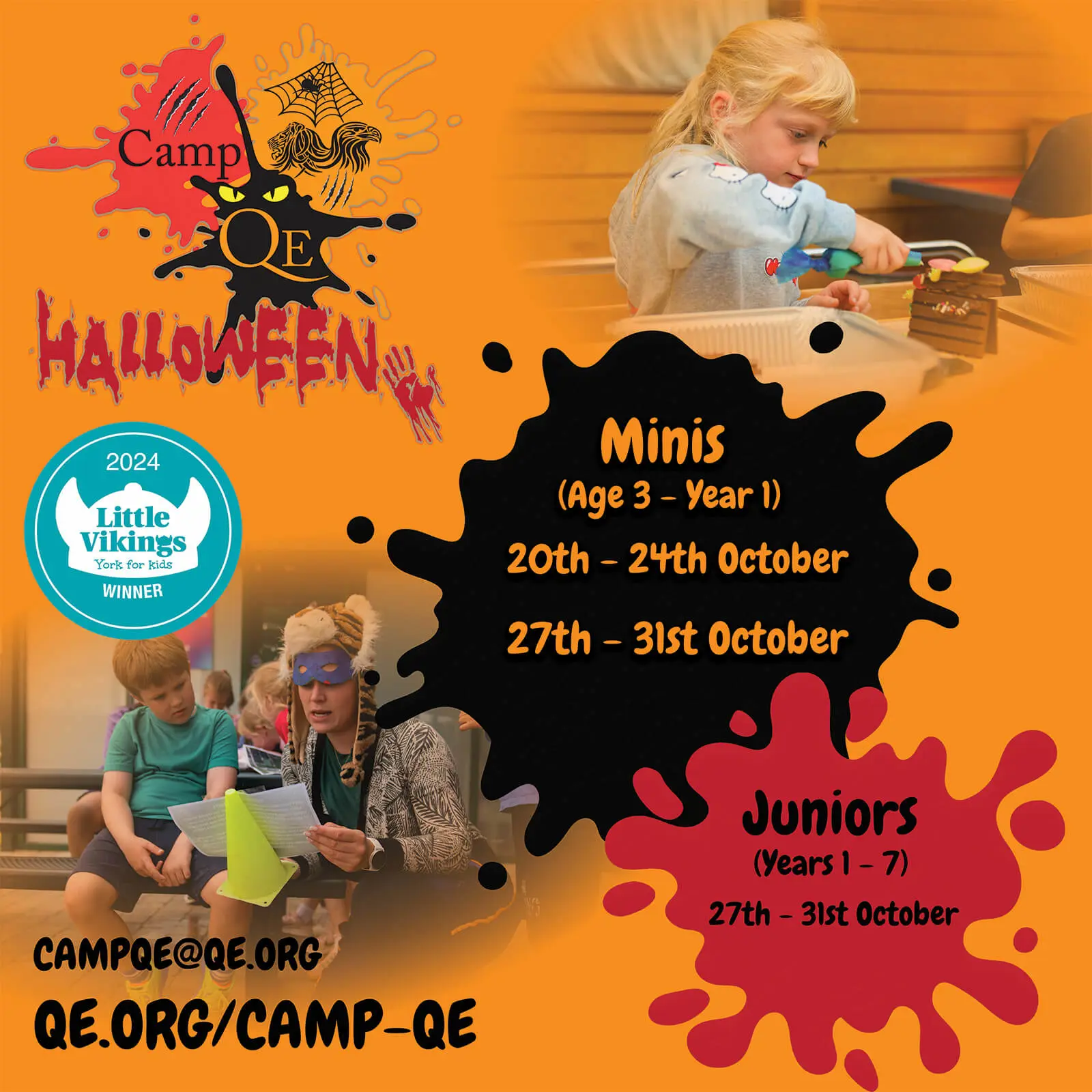 Camp QE Halloween Poster
