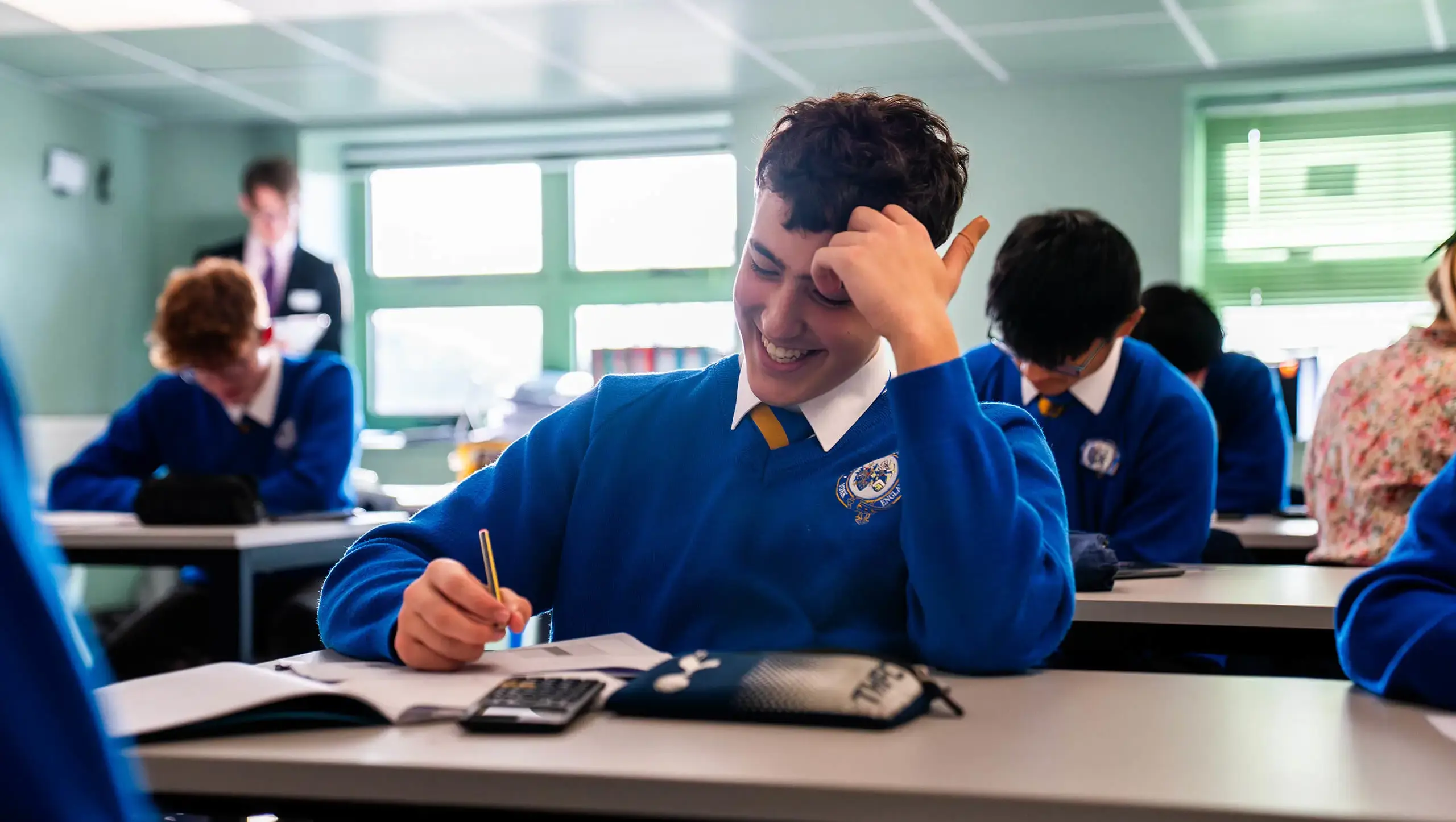 Student learning English as part of the Intensive English Preparation Course