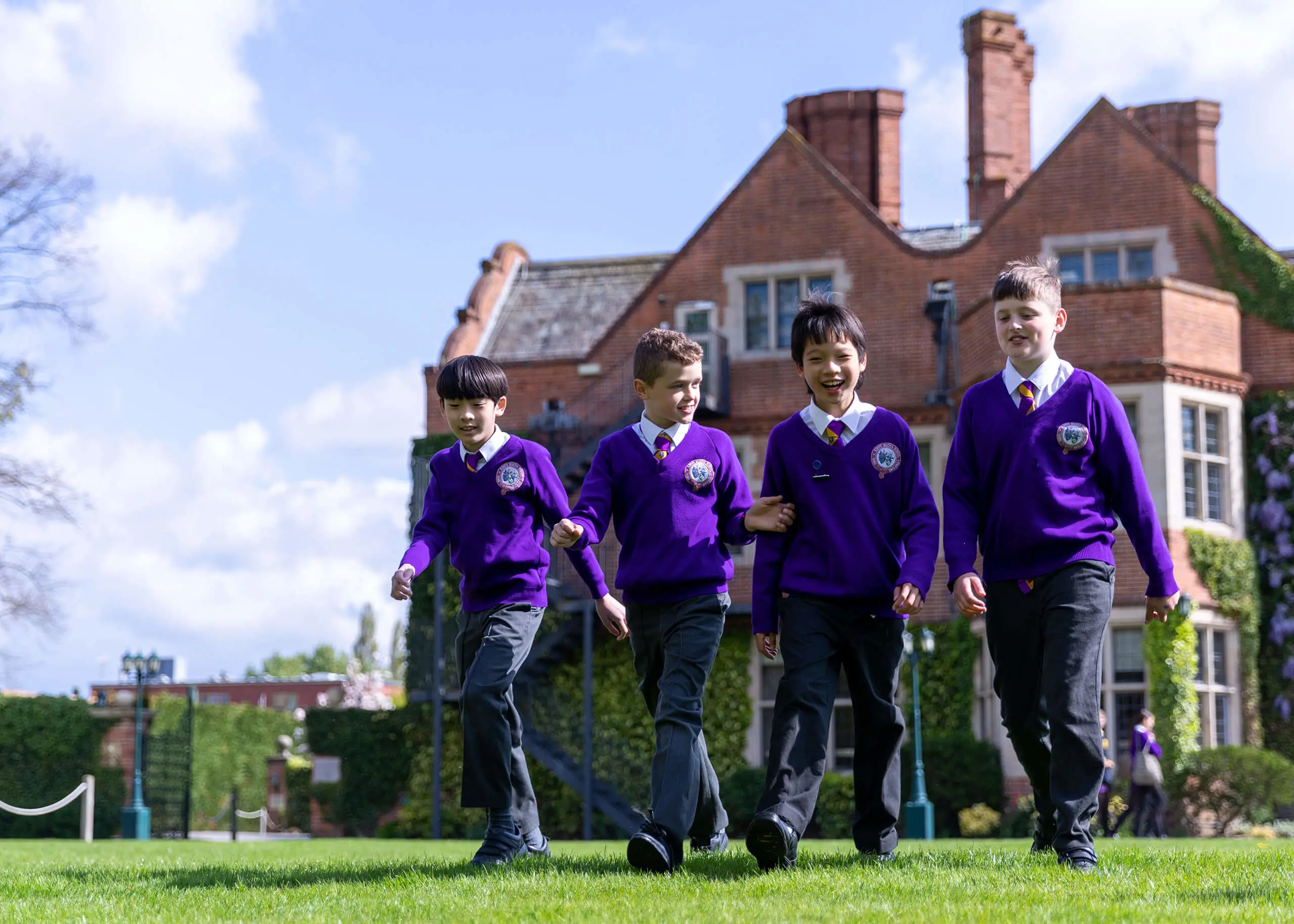 Young students at Queen Ethelburga's Collegiate