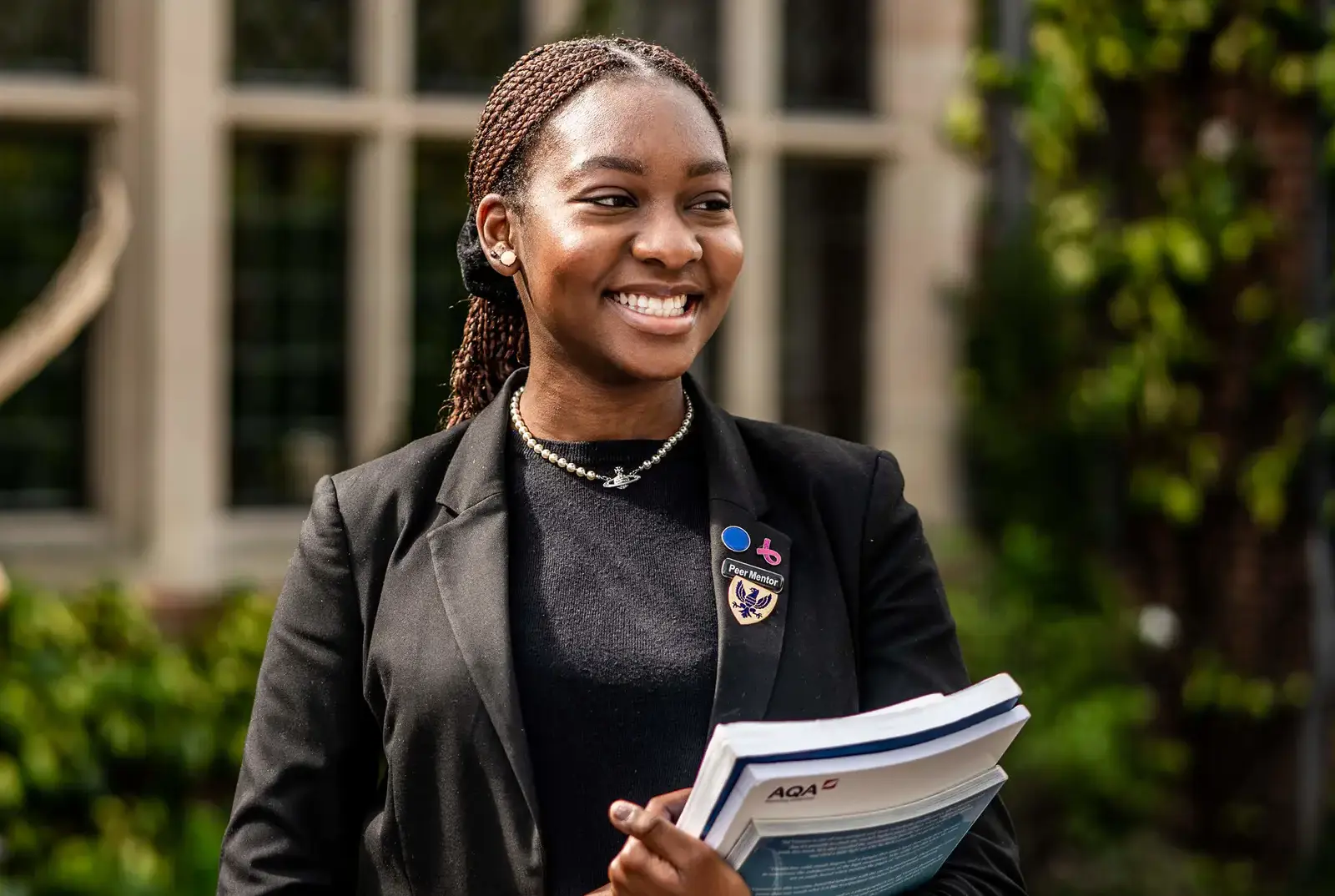 A Queen Ethelburga's senior school pupil