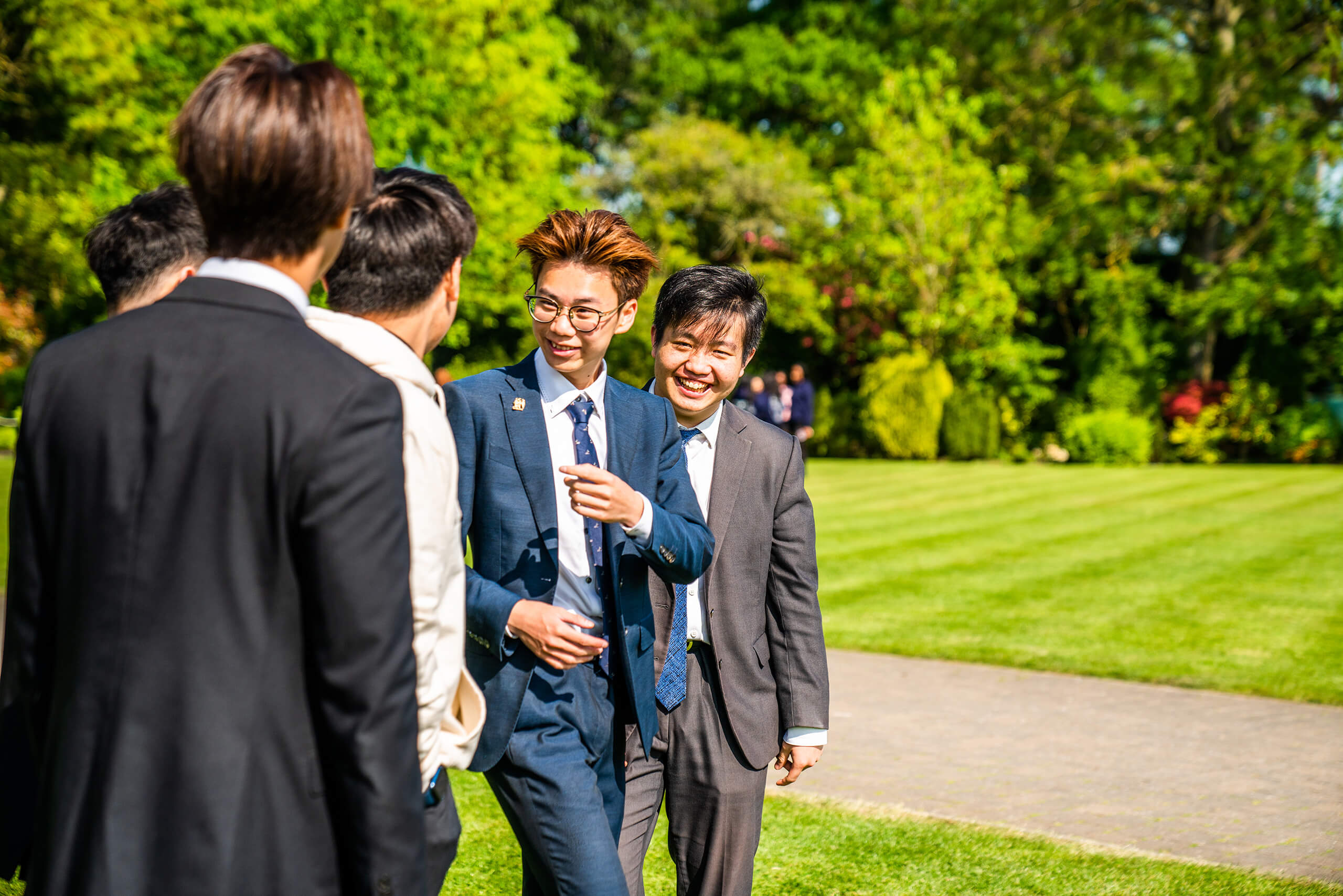 International students at Queen Ethelburga's Collegiate.