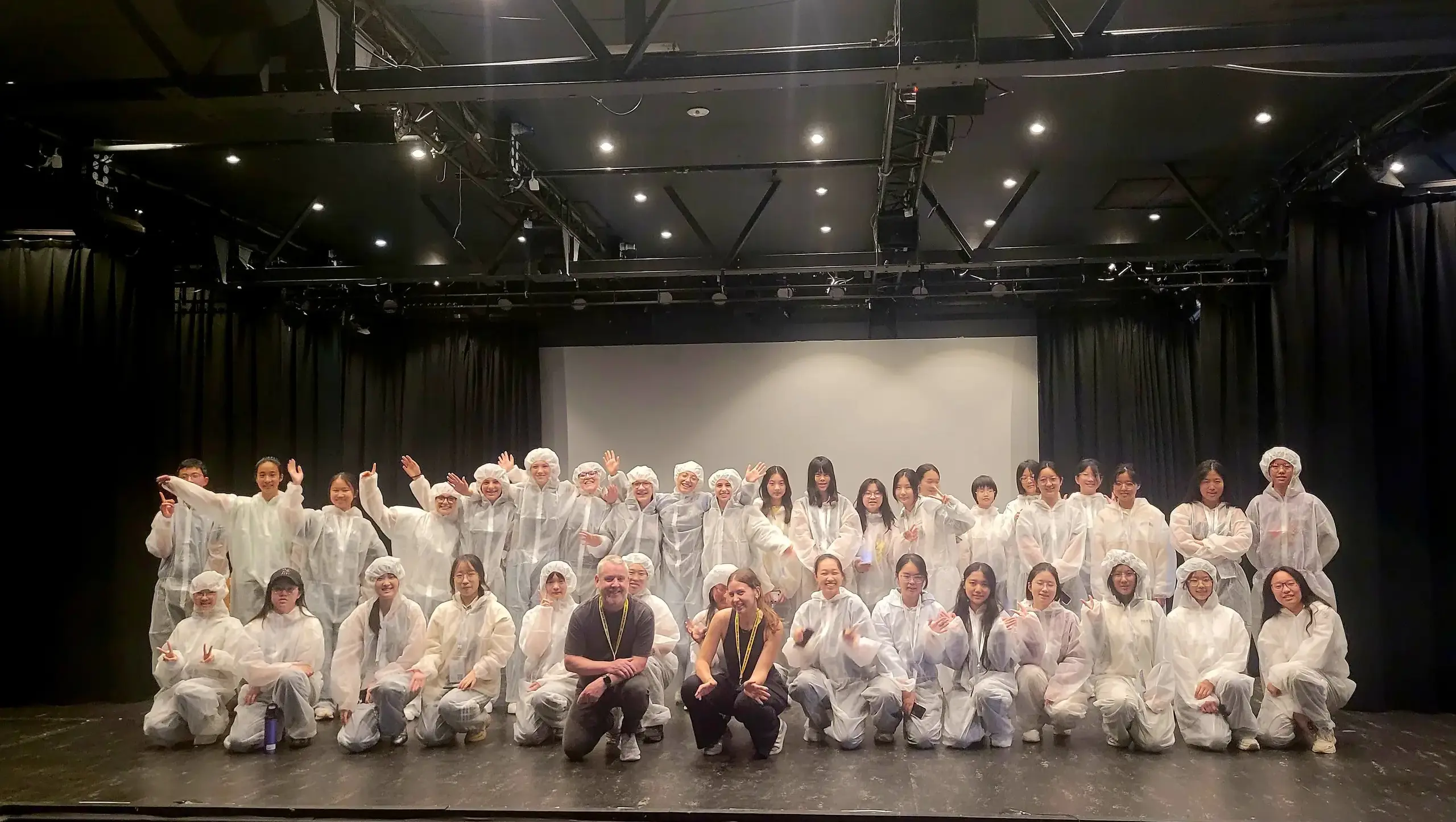 Students who are part of the Forensic Science Camp.