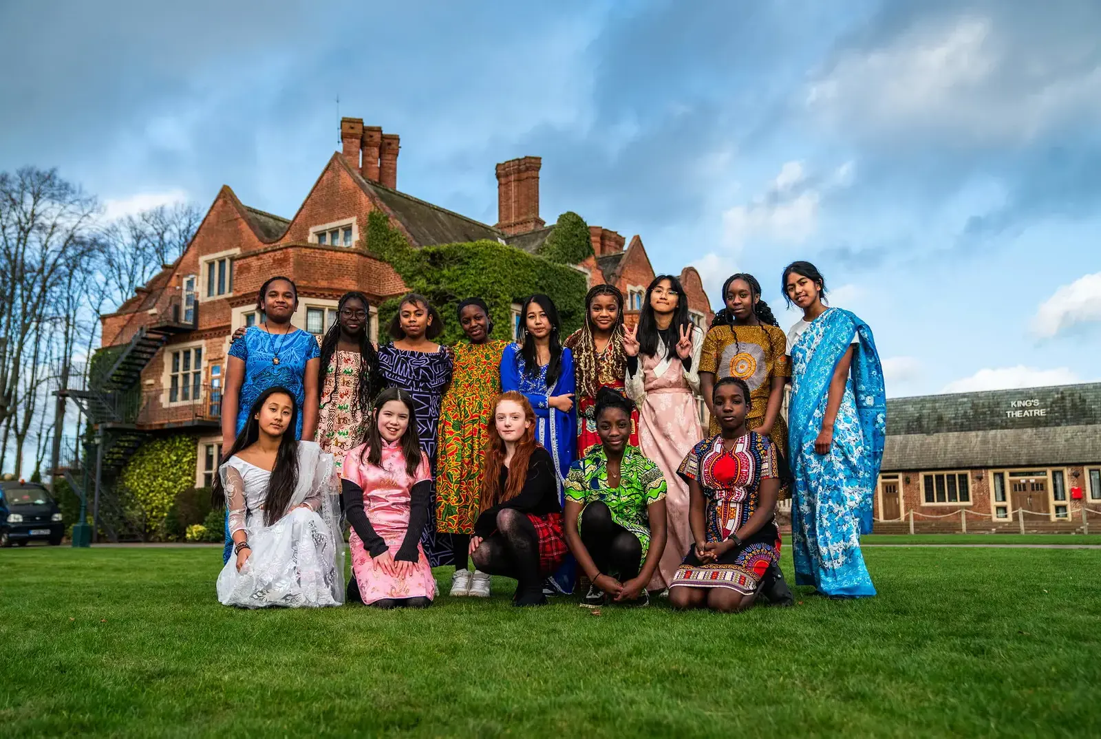 Students celebrating Cultural Awareness Day