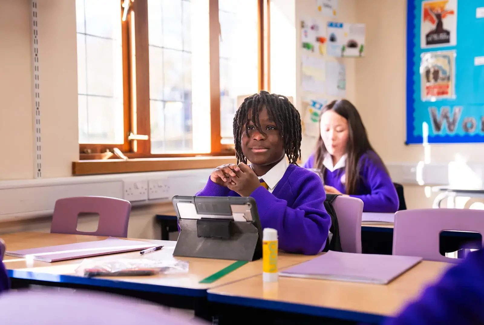 Student in a King's Magna lesson.