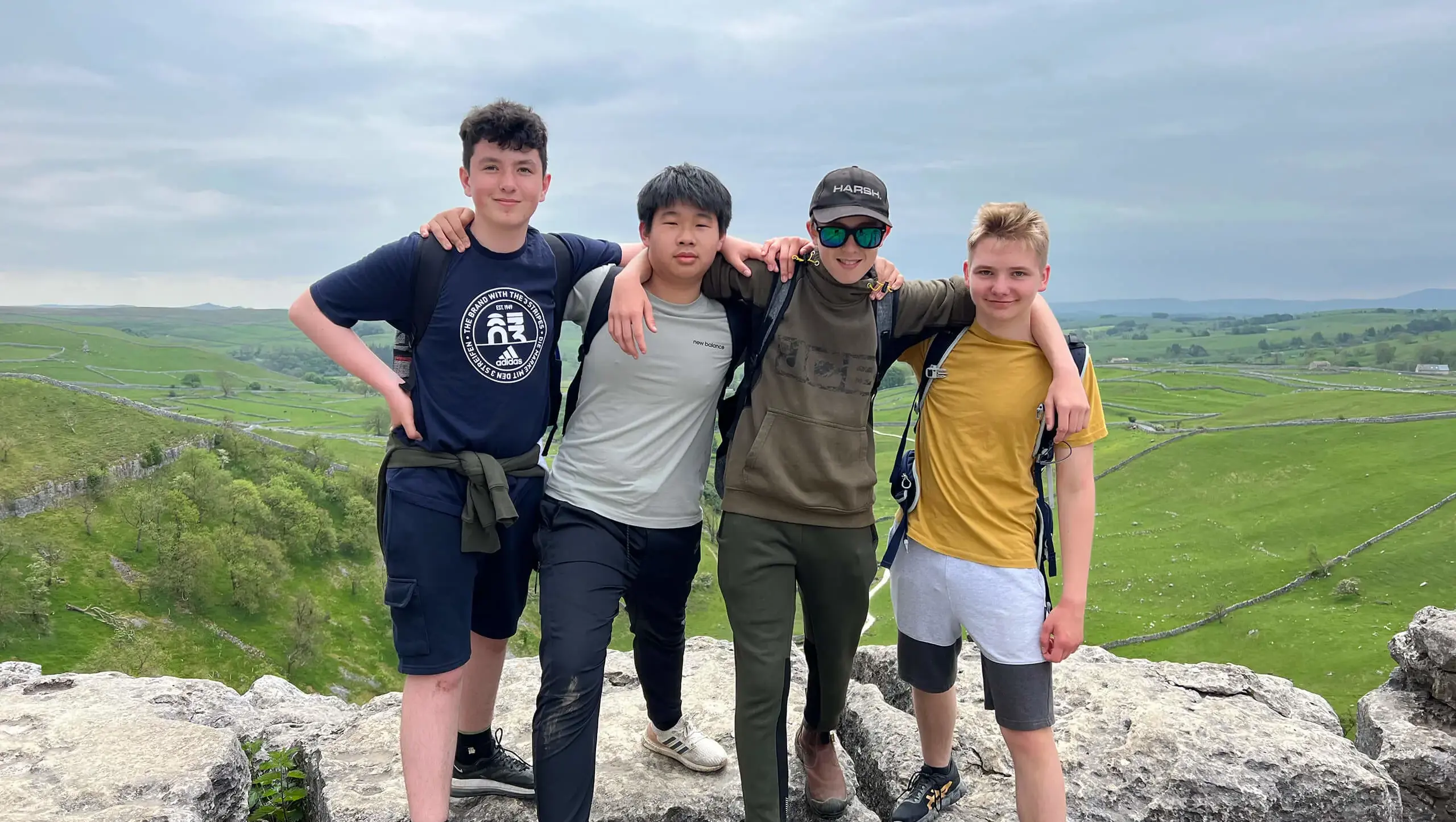 Key Stage 3 pupils from King's Magna Middle School on a school trip