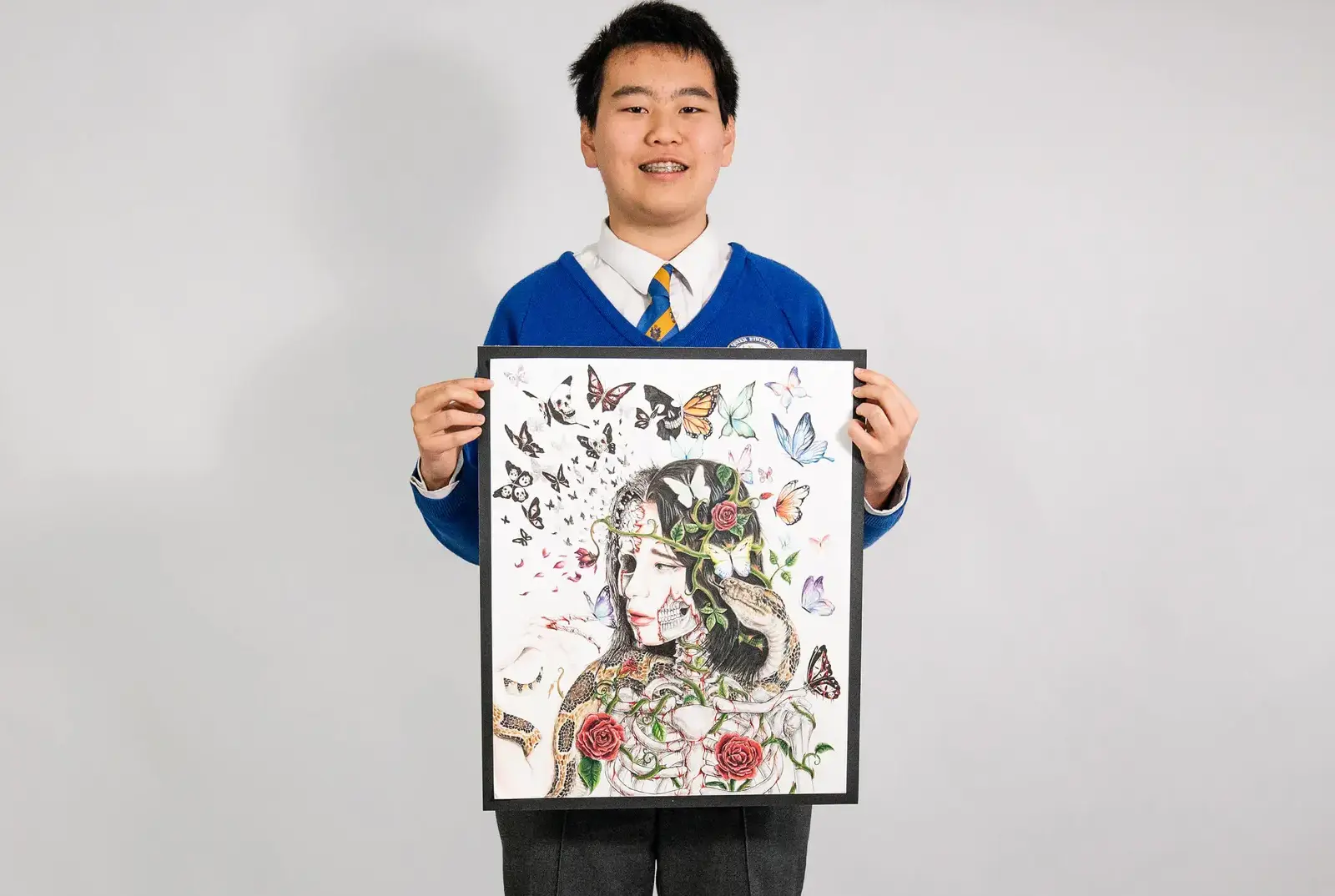Pupils at QE College