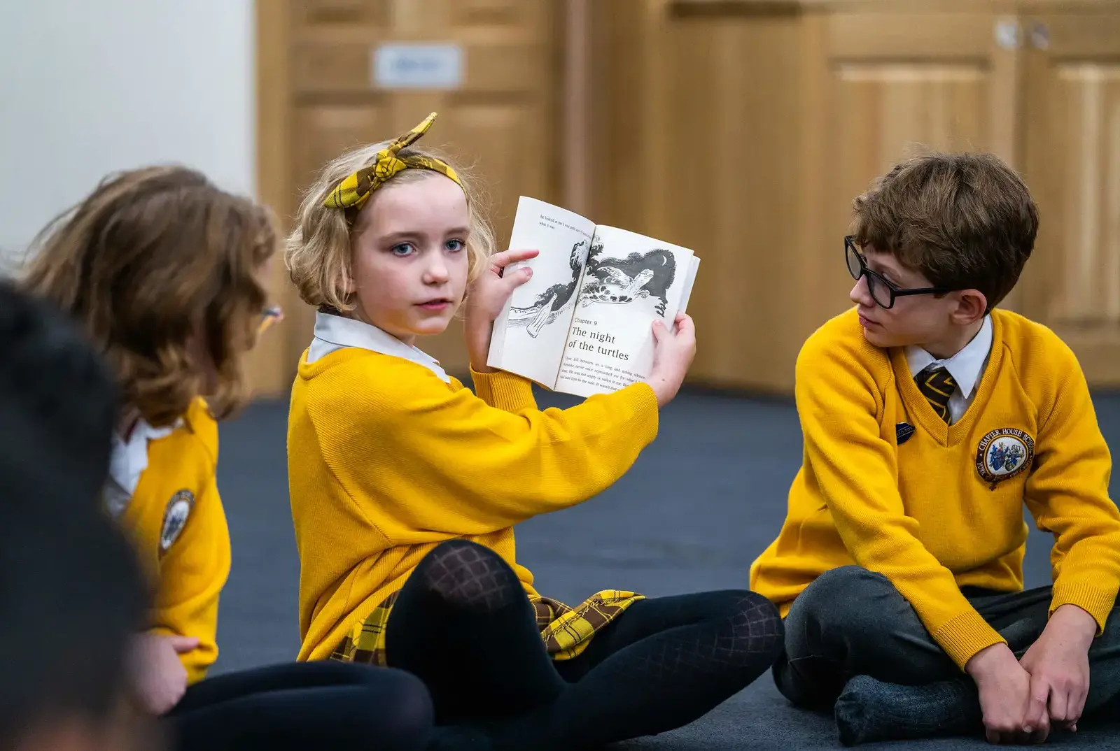 Pupils at Chapter House School, Queen Ethelburga's Collegiate