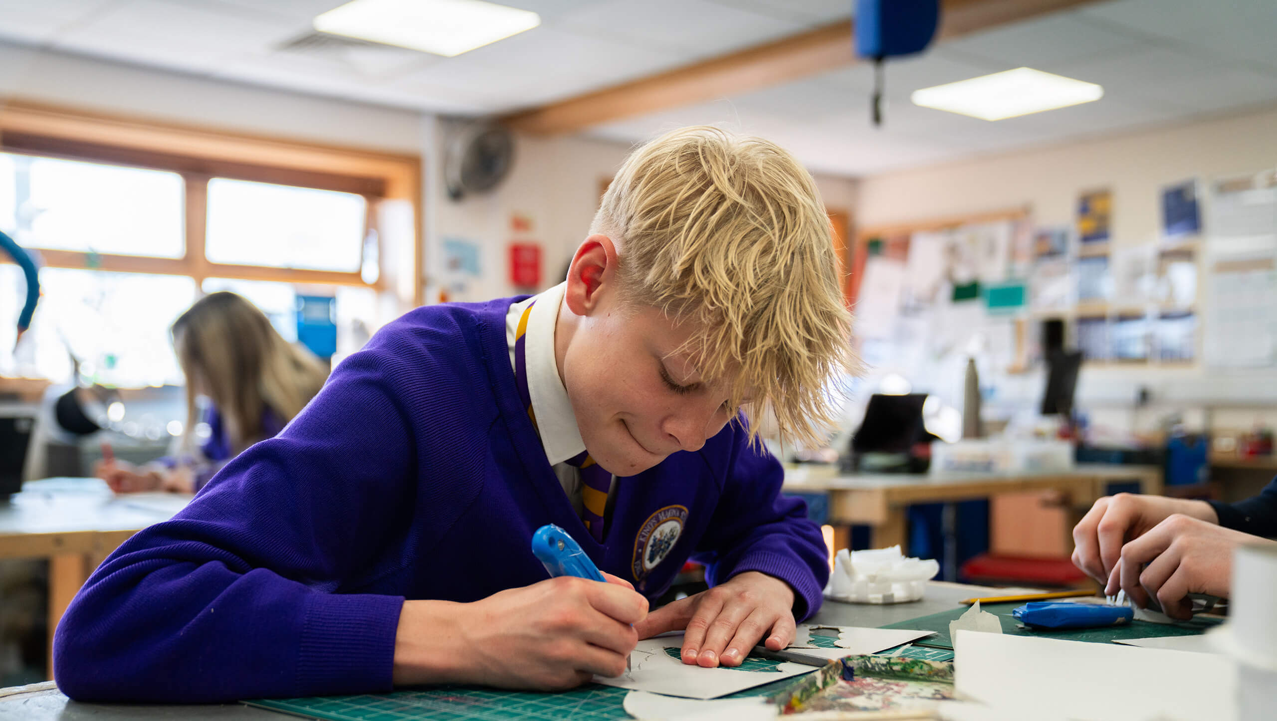 King's Magna student in a DT lesson.