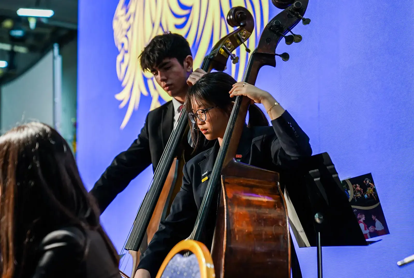 Senior school music pupil at Queen Ethelburga's Collegiate