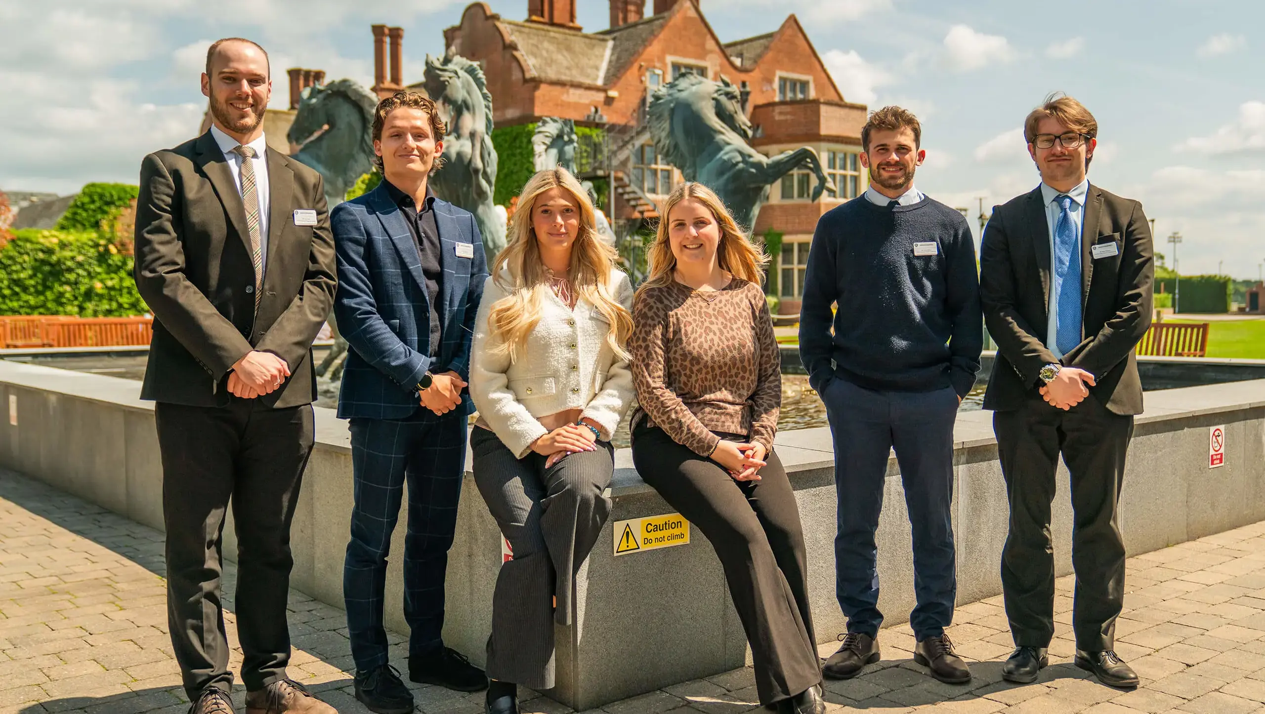 PGCE students outside of Queen Ethelburga's.