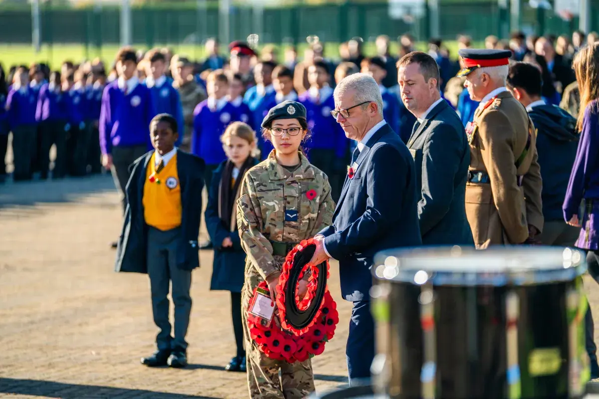 Queen Ethelburga’s Pays Tribute with Remembrance Parade