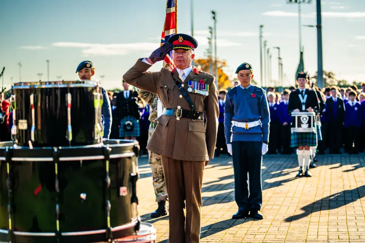 Queen Ethelburga’s Pays Tribute with Remembrance Parade