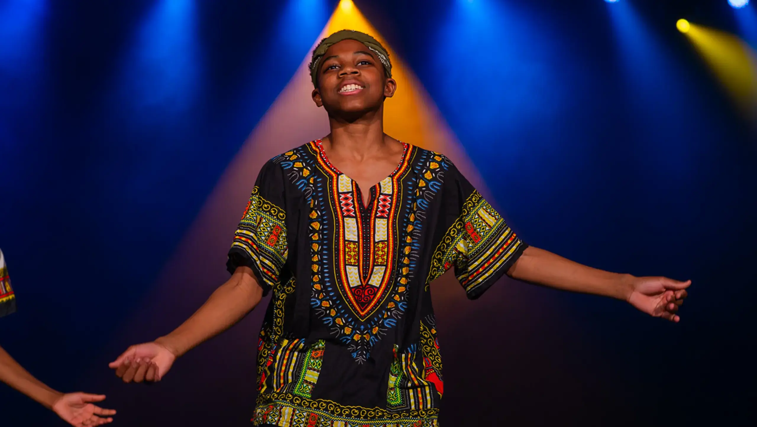 Student Performing in King's Theatre