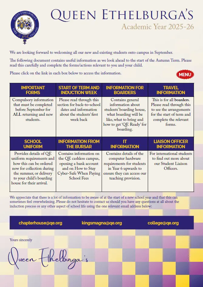 Parents Welcome Information Guide