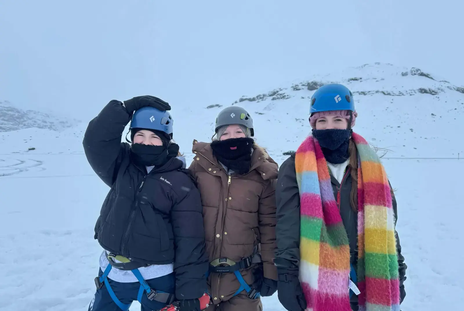 Students on the Iceland trip.