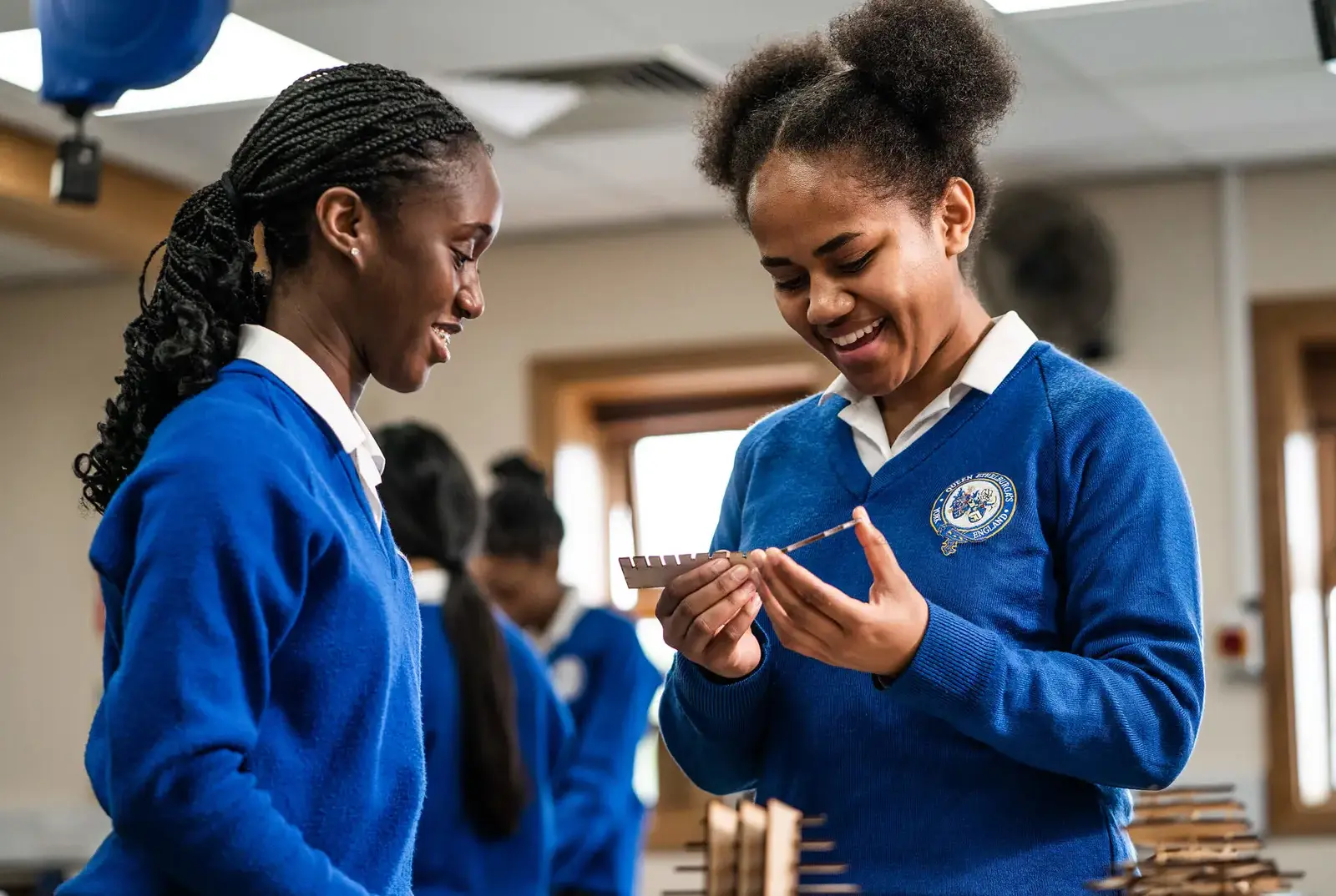 Senior School pupils at Queen Ethelburga's Collegiate