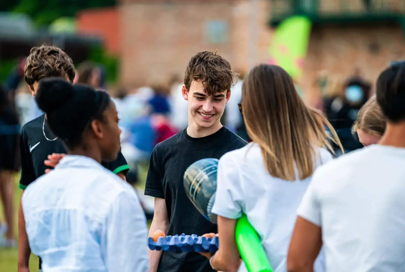 Senior School pupils at Queen Ethelburga's Collegiate