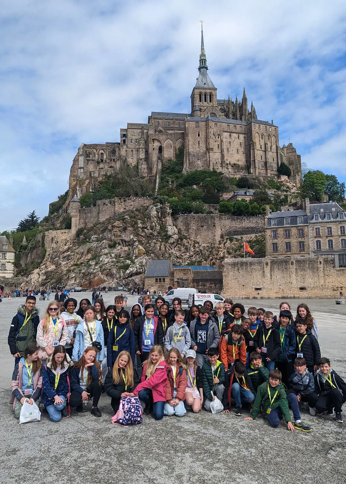 Year 6 King's Magna Middle School pupils on a school trip